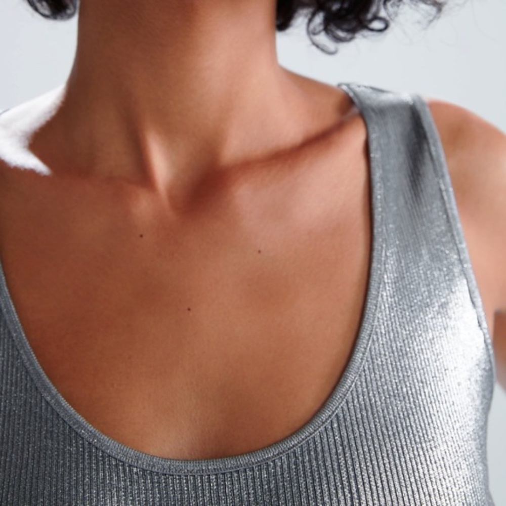 Zara Silver Mini Dress - Picture 6 of 7
